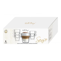 Szklanki termiczne do kawy i herbaty Vialli Design SENSO 280ml (6szt.) 27442 - miniatura 5