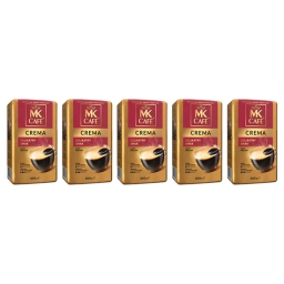 Kawa mielona MK Cafe Crema 5 x 500 g - miniatura 1
