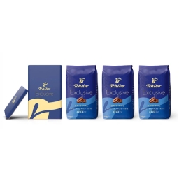 Kawa ziarnista Tchibo Exclusive 3x500g + puszka na kawę - miniatura 1