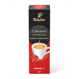 Kawa kapsułki Tchibo Cafissimo Espresso Elegant Aroma 80szt. + stojak w zestawie - miniatura 2