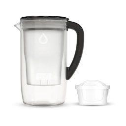 Dzbanek filtrujący szklany Dafi PRISMA LED +1 filtr Unimax (czarny) - miniatura 1