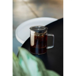 Szklanka do herbaty z zaparzaczem Vialli Design DIVA 350ml 29385 (2szt.) - miniatura 4