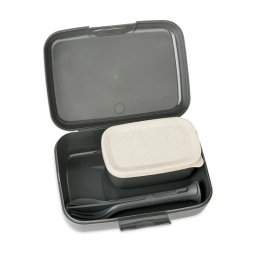 Lunchbox + sztućce Koziol CANDY READY 7272701 (popielaty) - miniatura 1