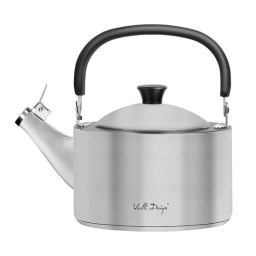 Czajnik z gwizdkiem Vialli Design DIAMANTE 1,5L (stal matowa) 27855 - miniatura 1