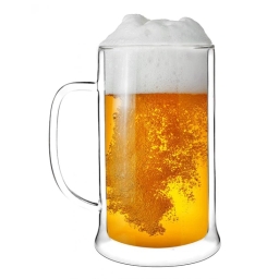 Szklanka termiczna kufel do piwa Vialli Design AMO 500ml 21228 - miniatura 1