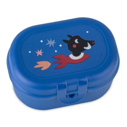 Zestaw śniadaniowy dla dzieci duży Koziol SPACE (lunchbox + lunchbox mini + snackpot + butelka bidon na wodę 500ml) - miniatura 4