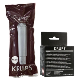 Zestaw do konserwacji ekspresu Krups (filtr F088 + środek do czyszczenia XS9000) - miniatura 1