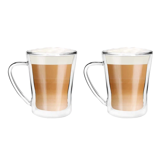 Szklanka termiczna do kawy i herbaty Vialli Design AMO 250ml 20979 (2szt.) - miniatura 1
