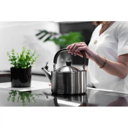 Czajnik z gwizdkiem Vialli Design DIAMANTE 1,5L (stal matowa) 27855 - miniatura 6