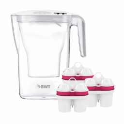 Dzbanek filtrujący BWT Vida 2,6 l manual z 3 wkładami Mg2+ (biały) - miniatura 1