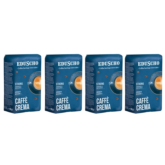 Kawa ziarnista Eduscho Crema Strong 4 x 500 g - miniatura 1