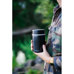 Zestaw termos kubek termiczny Vialli Design FUORI (400ml+500ml+750ml) - grafitowy - miniatura 5