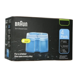 Płyn do czyszczenia golarek Braun Clean & Renew CCR4 - miniatura 1