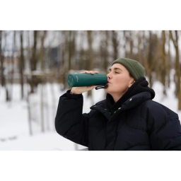 Butelka termiczna Vialli Design FUORI 500ml z uchwytem 12/24h (zielona) - miniatura 6