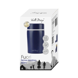 Termos obiadowy Vialli Design FUORI 500ml (granatowy) 27756 - miniatura 4