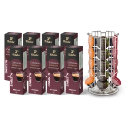 Kawa kapsułki Tchibo Cafissimo Barista Espresso 80szt. + stojak w zestawie - miniatura 1
