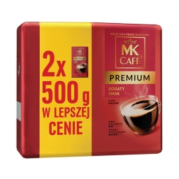 Kawa mielona MK Cafe Premium 2 x 500 g (duopack) - miniatura 1