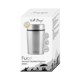 Termos obiadowy Vialli Design FUORI 500ml (stalowy matowy) 28050 - miniatura 4
