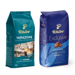 Kawa ziarnista Tchibo Variazione + Exclusive (zestaw degustacyjny) 2kg - miniatura 1