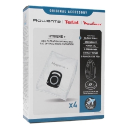 Worki do odkurzacza Rowenta ZR200540 Hygiene Plus (4szt.) - miniatura 1