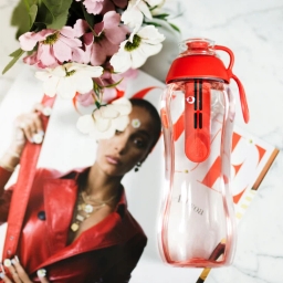 Butelka filtrująca DAFI 0,3L +3 filtry (czerwona) - miniatura 7