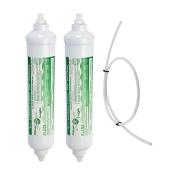 Filtr wkład wody do lodówki FilterLogic FL-10J (2szt.) + 5 metrów wężyka do wody DmFit - miniatura 1