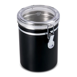 Pojemnik / puszka na kawę ziarnistą i mieloną Tchibo (czarna) - miniatura 2