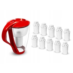 Dzbanek filtrujący Dafi Crystal (czerwony) +10 filtrów Dafi Classic - miniatura 5