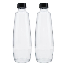 Zestaw butelek do saturatora SodaStream 2x1L (szklane karafki) - miniatura 1