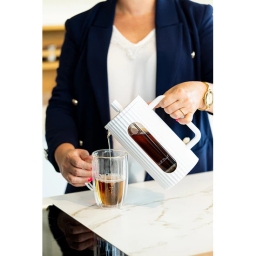 Zaparzacz do herbaty Vialli Design LIVIO 1000 ml 0718 (biały) - miniatura 6