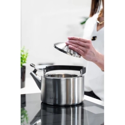 Czajnik z gwizdkiem Vialli Design DIAMANTE 1,5L (stal matowa) 27855 - miniatura 2