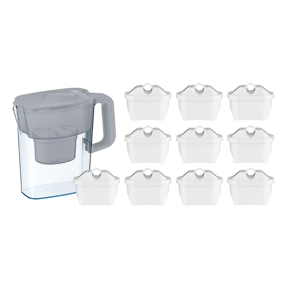 Dzbanek filtrujący Aquaphor Kompakt +10 filtrów Maxfor Plus (szary) - miniatura 1
