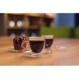 Szklanki termiczne do kawy espresso Vialli Design AMO 50ml (4szt.) 23055 - miniatura 4