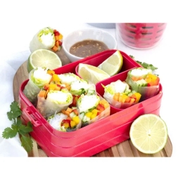 Lunchbox uniwersalny śniadaniówka Mepal Take a Break Bento LARGE Nordic Pink 107635676700 (różowy) - miniatura 3