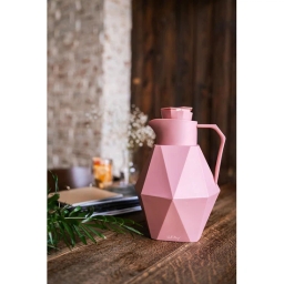 Termos z wkładem szklanym Vialli Design GEO 1L (różowy) 27510 - miniatura 4