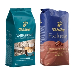 Kawa ziarnista Tchibo Variazione + Exclusive Medium Roast (zestaw degustacyjny) 2kg - miniatura 1