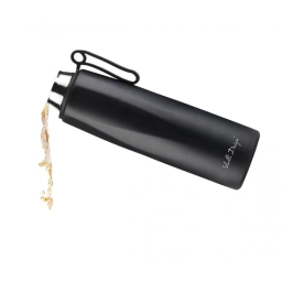 Butelka termiczna Vialli Design FUORI 500ml z uchwytem 12/24h (czarna) - miniatura 2