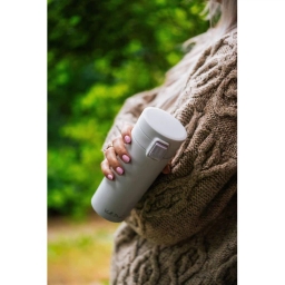 Kubek termiczny do kawy i herbaty Vialli Design FUORI 400ml (biały) 27664 - miniatura 6