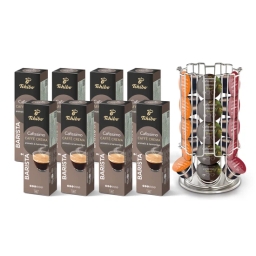 Kawa kapsułki Tchibo Cafissimo Barista Caffe Crema 80szt. + stojak w zestawie - miniatura 1