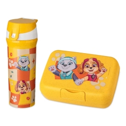 Zestaw śniadaniowy Koziol PSI PATROL GROW żółty (lunchbox Candy L + butelka bidon na wodę 500ml) - miniatura 1