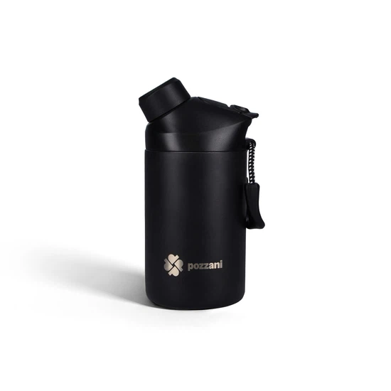 Butelka termiczna na napoje Pozzani Kenai 350 ml (czarna) - miniatura 1