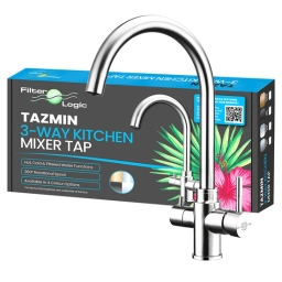 Bateria kuchenna trojdrożna kran FilterLogic Tazmin (chromowana) - miniatura 2