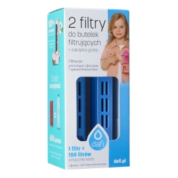 Filtr do butelki DAFI niebieski (2szt. + nakrętka) - miniatura 2