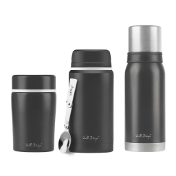 Zestaw termos Vialli Design FUORI (500ml+750ml+1000ml) - grafitowy - miniatura 1