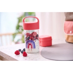 Zestaw śniadaniowy dla dzieci duży Koziol DREAMS (lunchbox + lunchbox mini + snackpot + butelka bidon na wodę 500ml) - miniatura 3