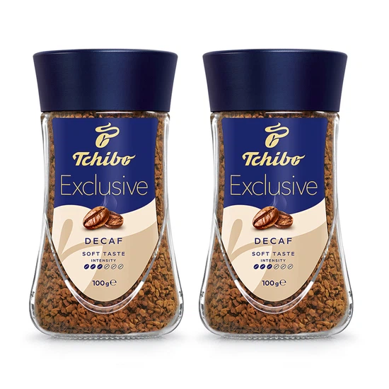 Kawa rozpuszczalna Tchibo Exclusive Decaf 2 x 100 g - miniatura 1