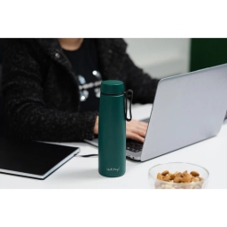 Butelka termiczna Vialli Design FUORI 500ml z uchwytem 12/24h (zielona) - miniatura 4