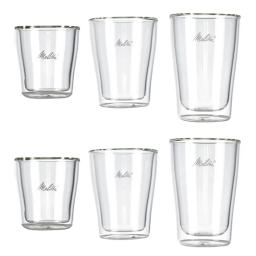 Szklanki termiczne do kawy Melitta 2x Espresso, 2x Latte, 2x Cappuccino (komplet 6szt.) - miniatura 1
