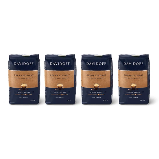 Kawa ziarnista Davidoff Cafe Crema Elegant 4 x 500 g - miniatura 1