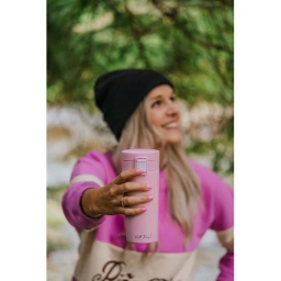 Kubek termiczny do kawy i herbaty Vialli Design FUORI 400ml (różowy) 27688 - miniatura 5